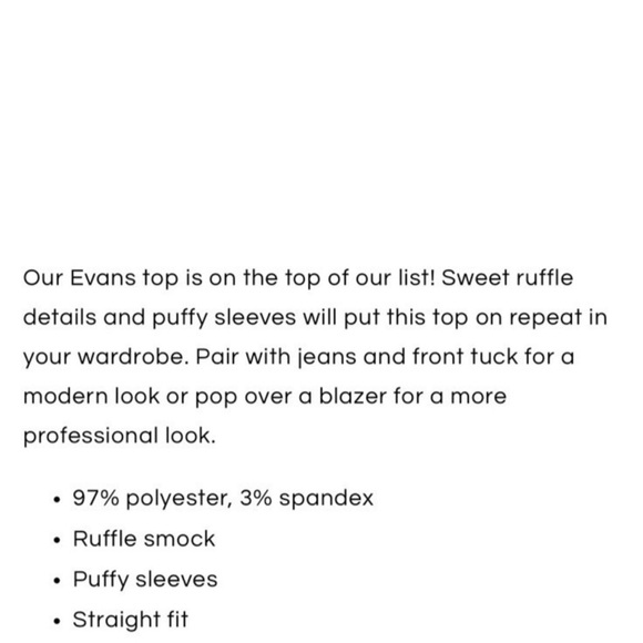 Floral blouse, size Small, by Michelle McDowell. NEW WITH TAGS! - Picture 6 of 6